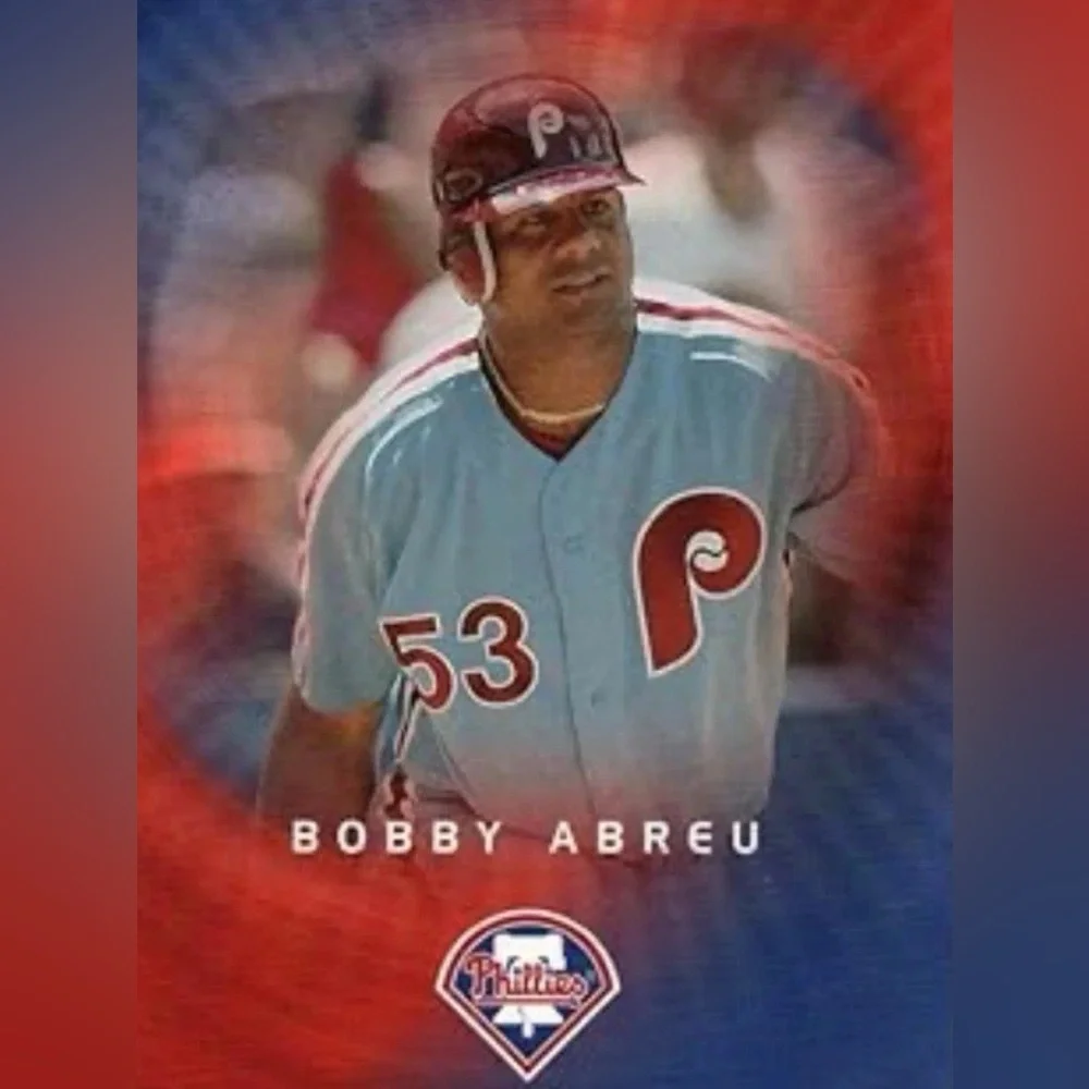 Majestic Authentic Philadelphia Phillies Venezuela Bob Abreu Jersey Men’s Sz: M - Picture 2 of 7
